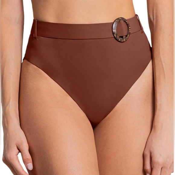 Maaji Other - MAAJI Whitney Moccachino High Rise/High Leg Bikini Bottom